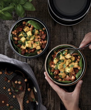 Logotrade promotional products photo of: Black+Blum Glass Lunch Bowl 750ml